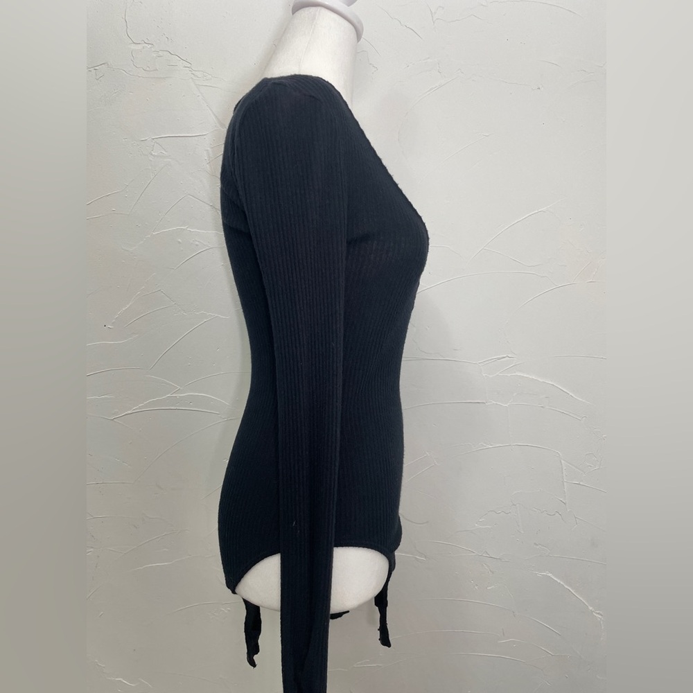 Free People Cozy Up With Me Knitted Bodysuit - Picture 4 of 8
